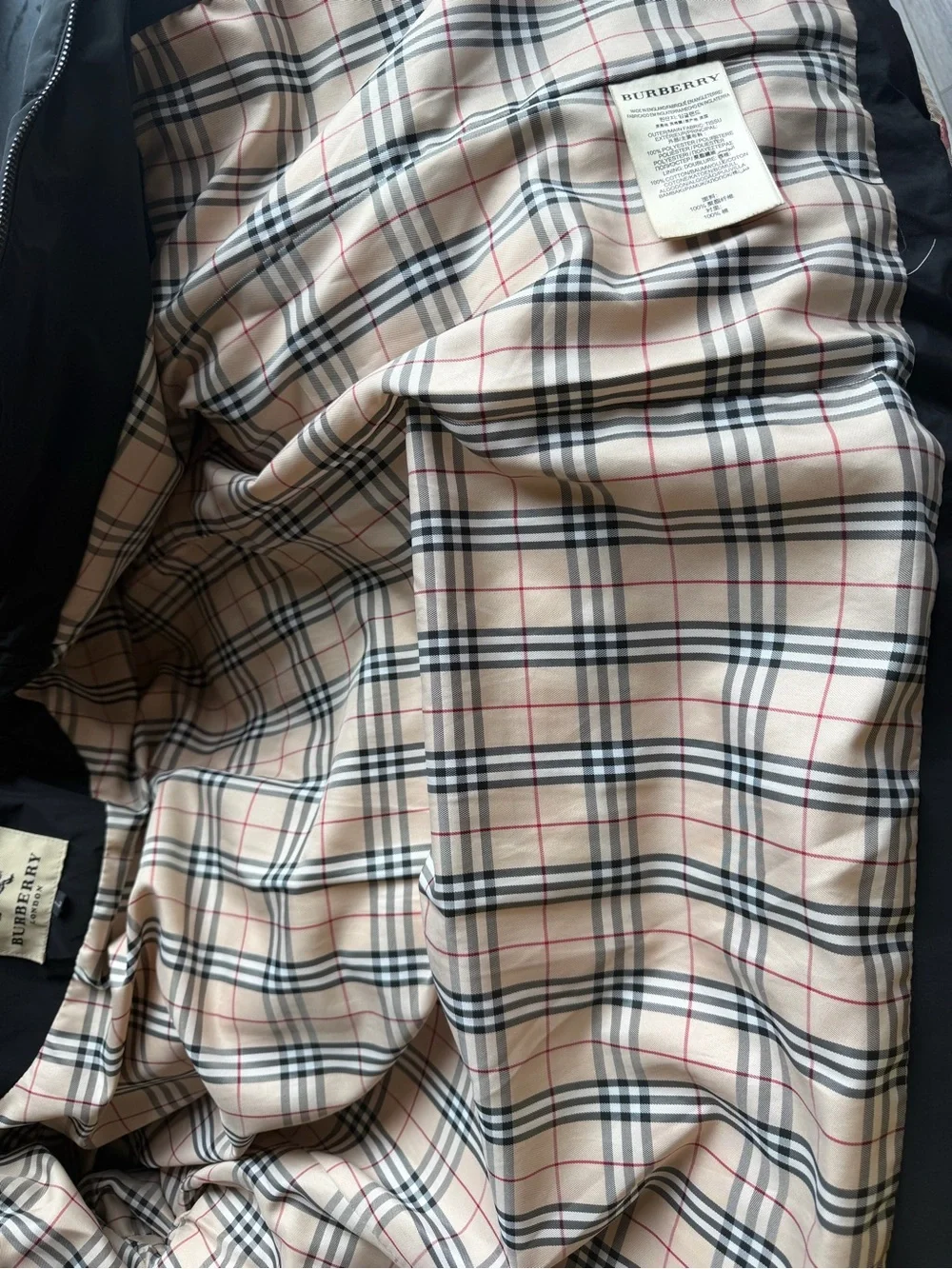 Burberry Black Quilted Down Puffer Jacket